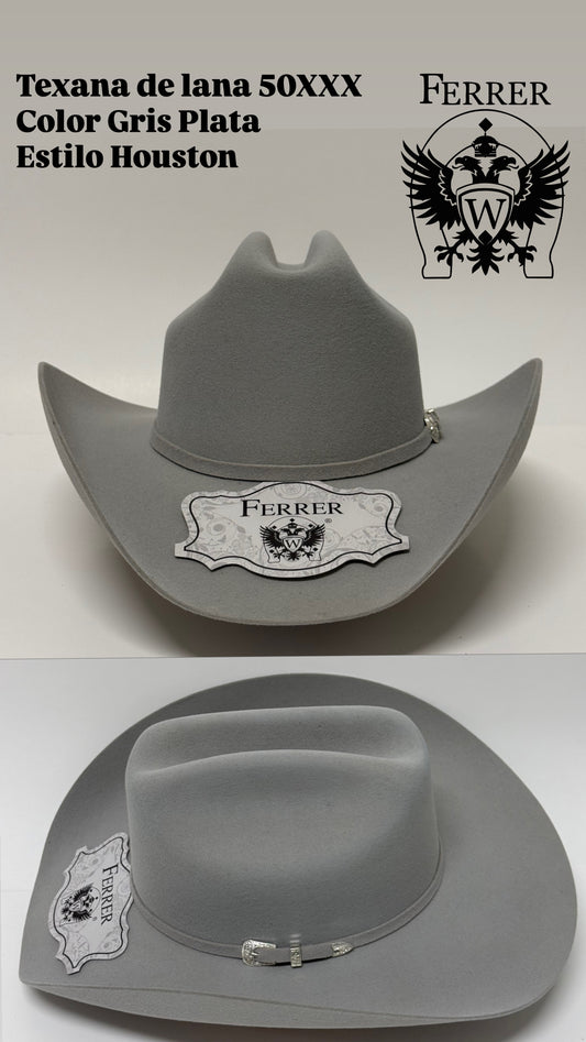Texana de lana estilo houston