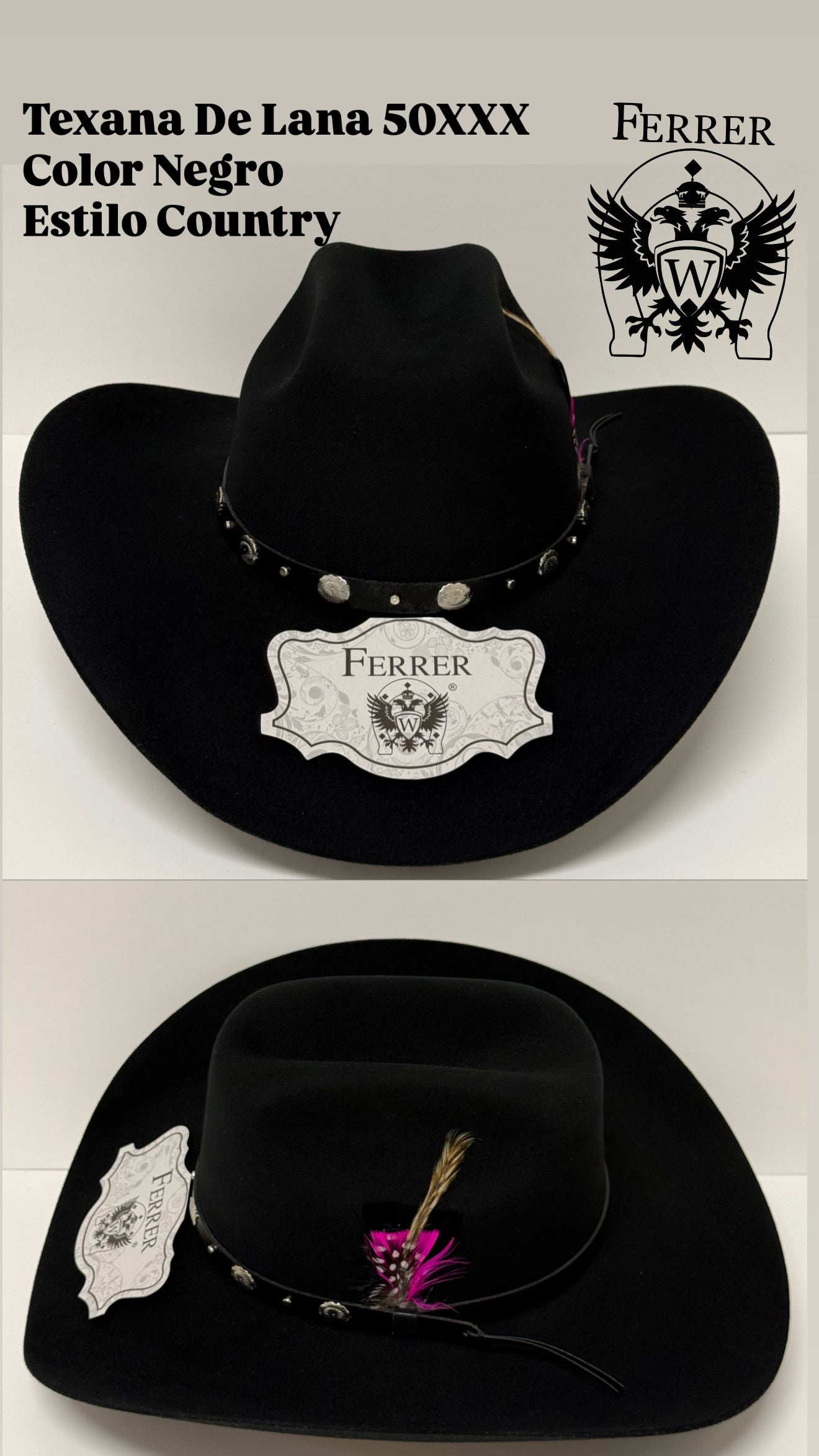 Texana de lana estilo country