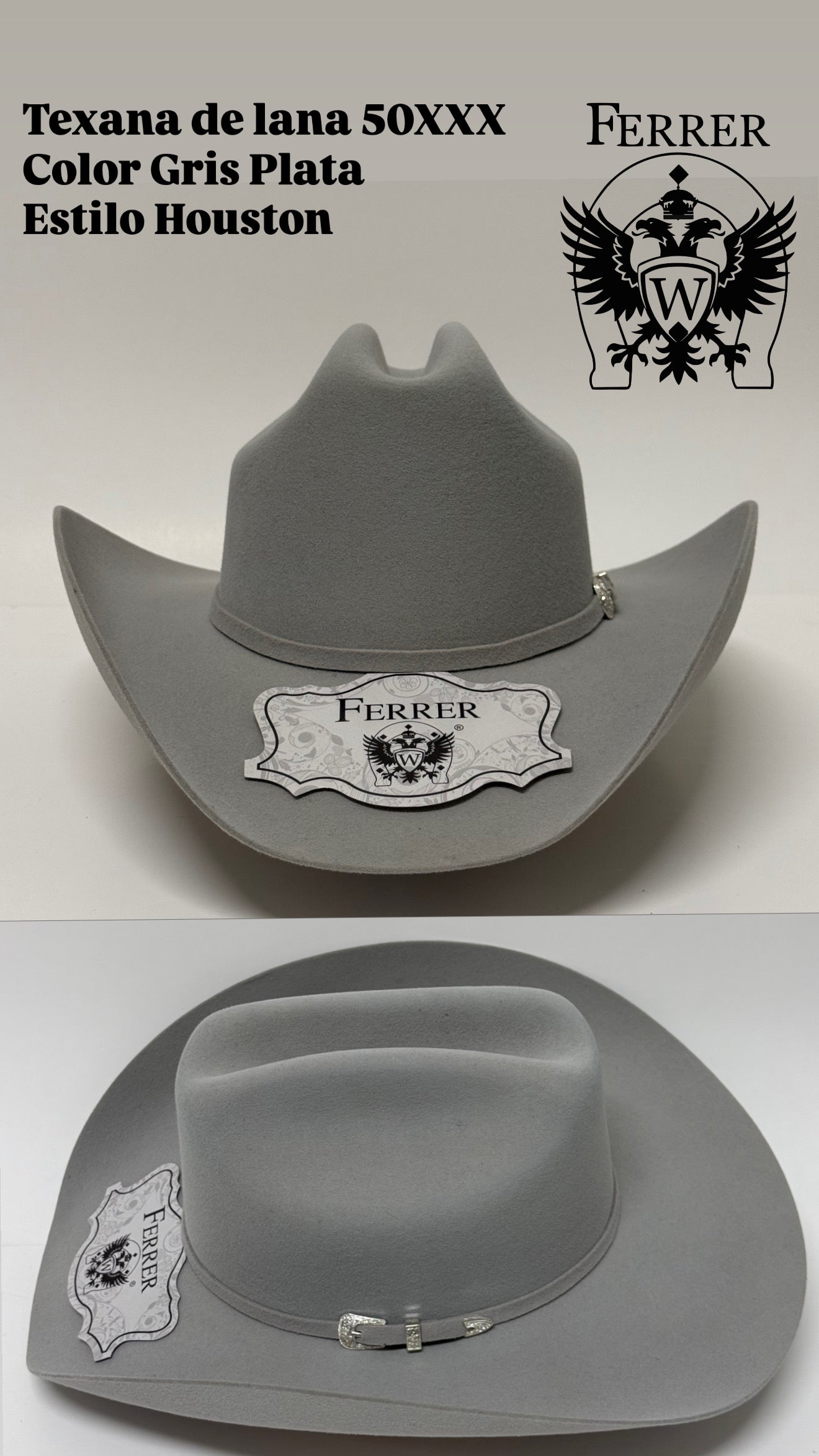 Texana de lana estilo houston