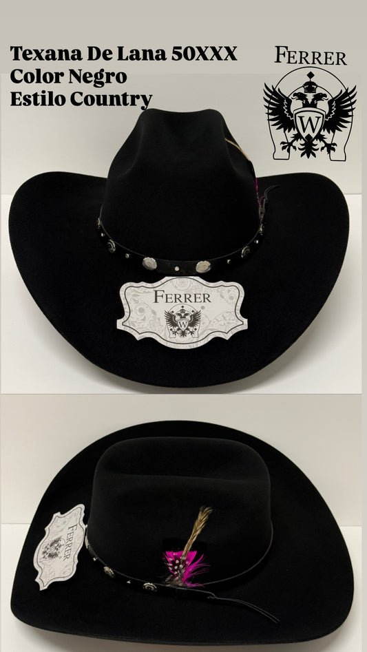 Texana de lana estilo country