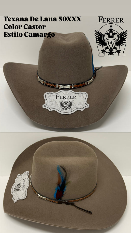 Texana de lana estilo Camargo