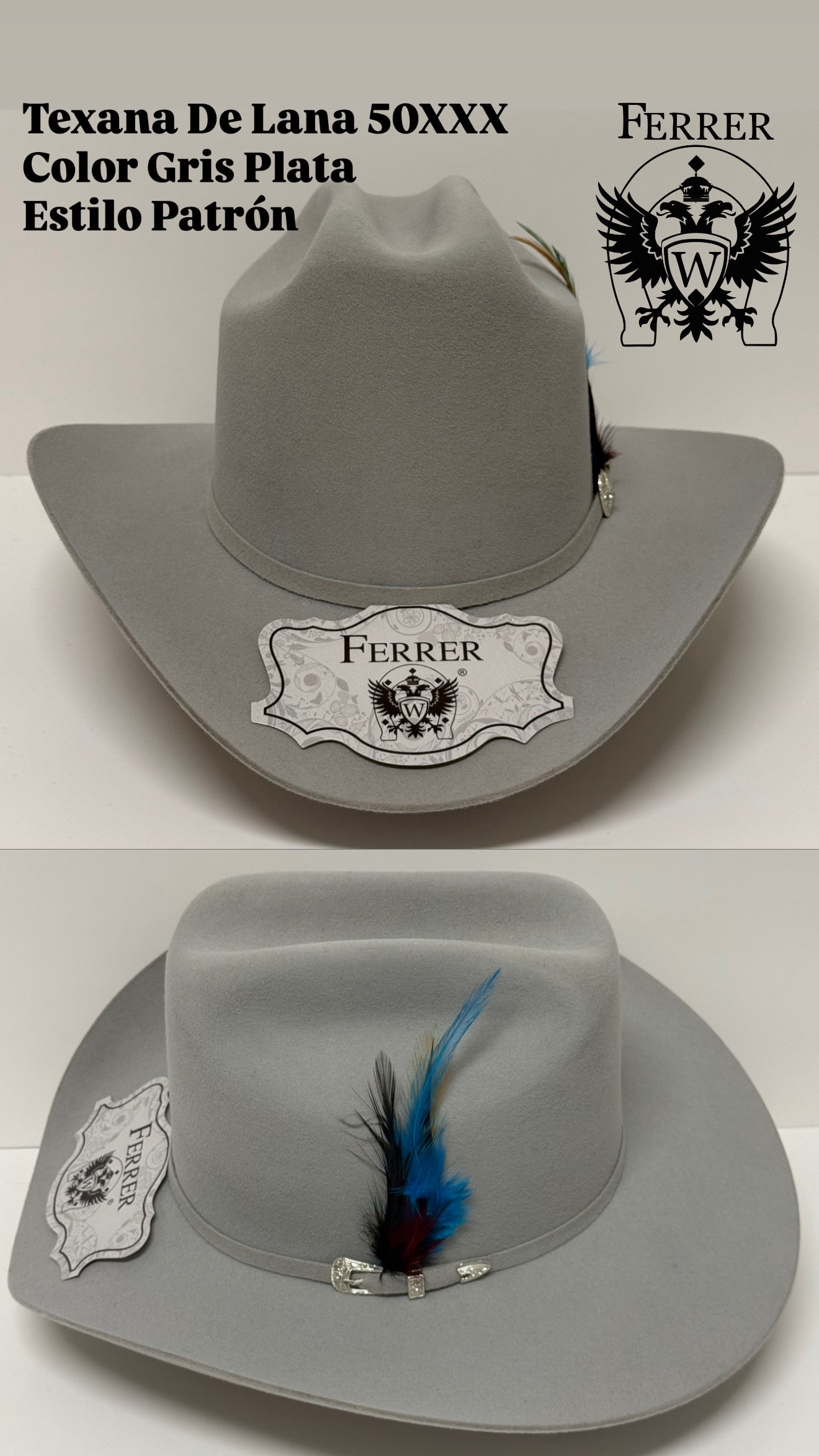 Texana de lana estilo patrón